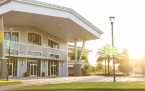                                                                   Cypress Center of the Arts, where the Club Day took place.
